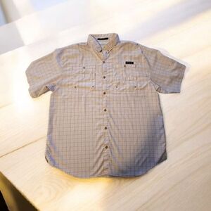 Columbia Omni-Shade PFG Plaid Shirt Size XXL/2TG USED TWICE
